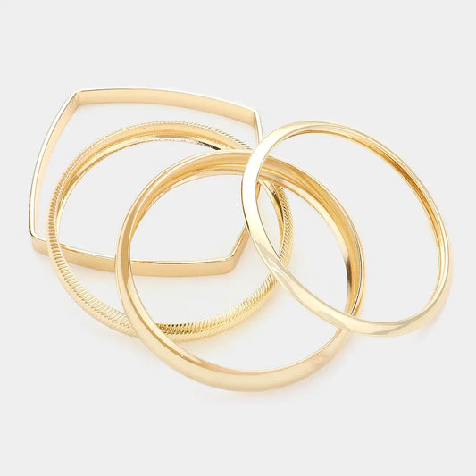 4 Piece Bangle Stack