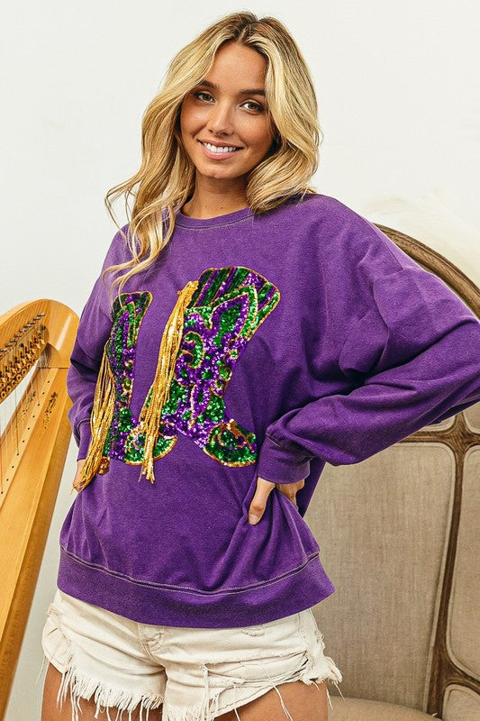 Fringe Boot Pullover