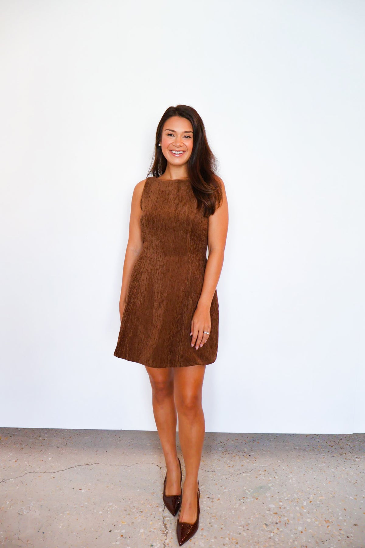 Espresso Midi Dress