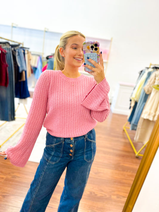 Maddy's Pink Sweater