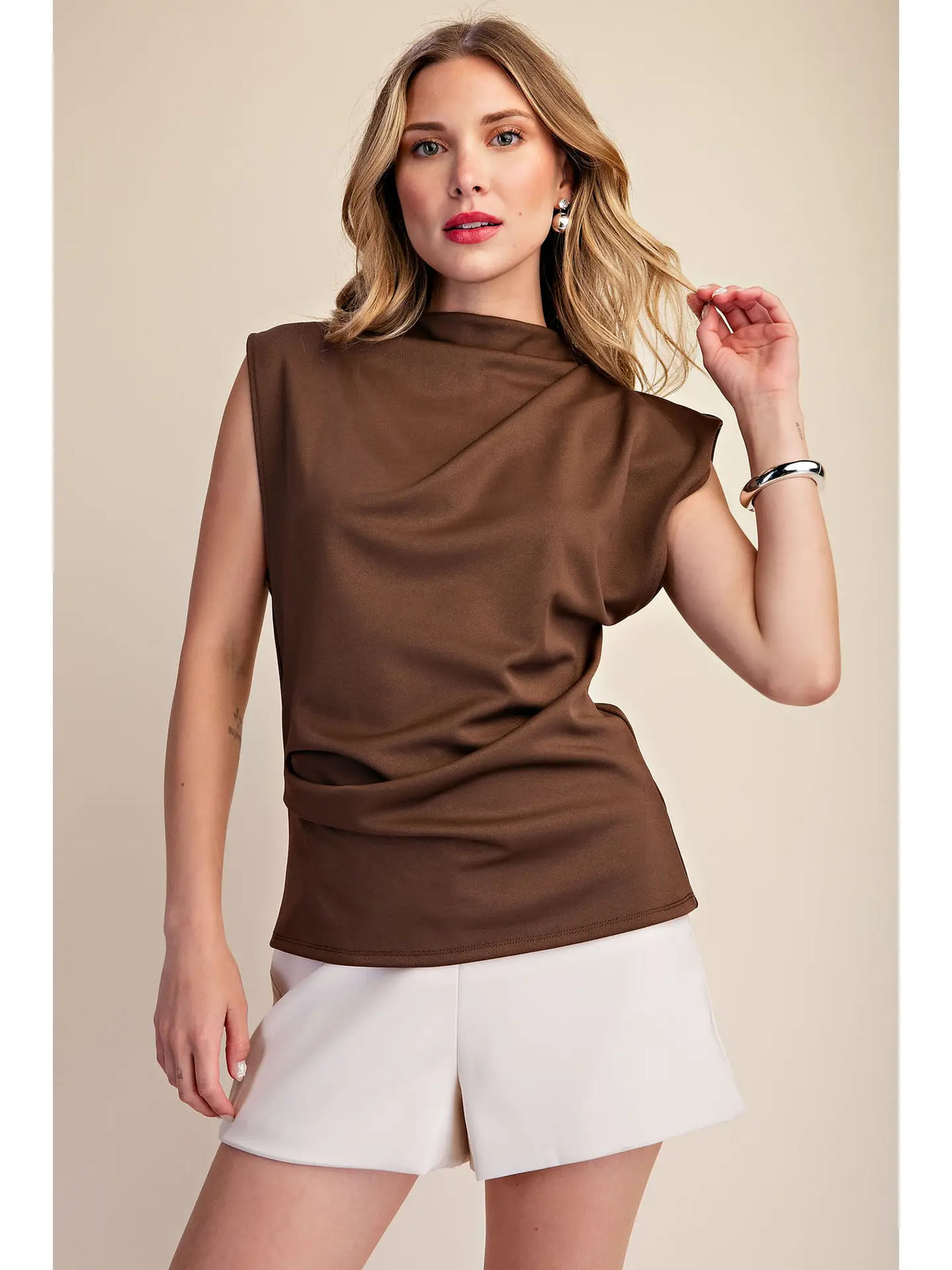 Blair Top-Brown