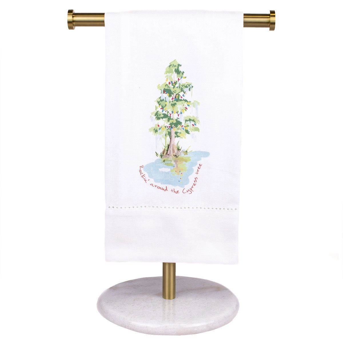 Rockin' Around The Cypress Tree Hand Towel