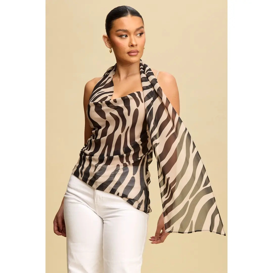 Zebra Top