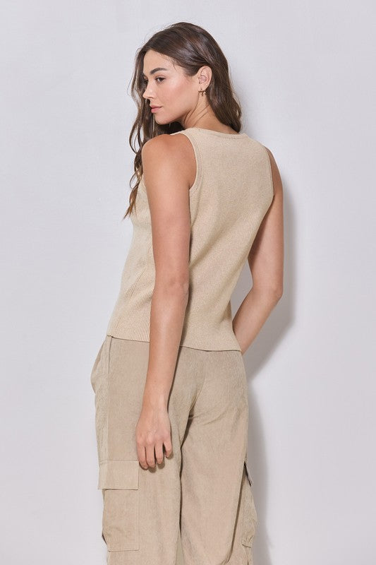 Shimmer Knit Tank