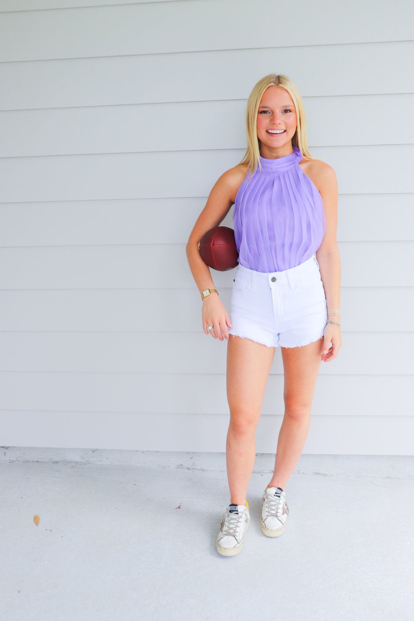 purple bodysuit for gameday