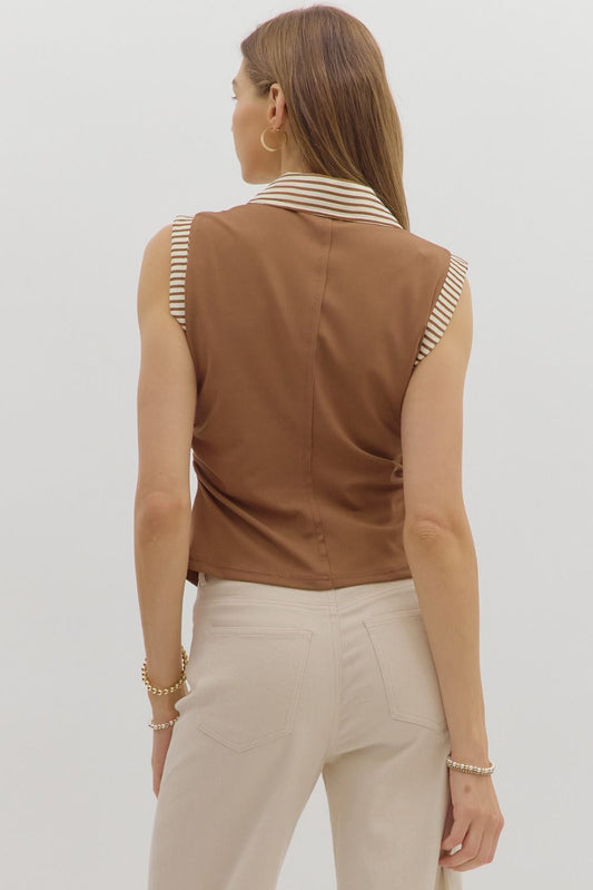 Jess Top- Brown