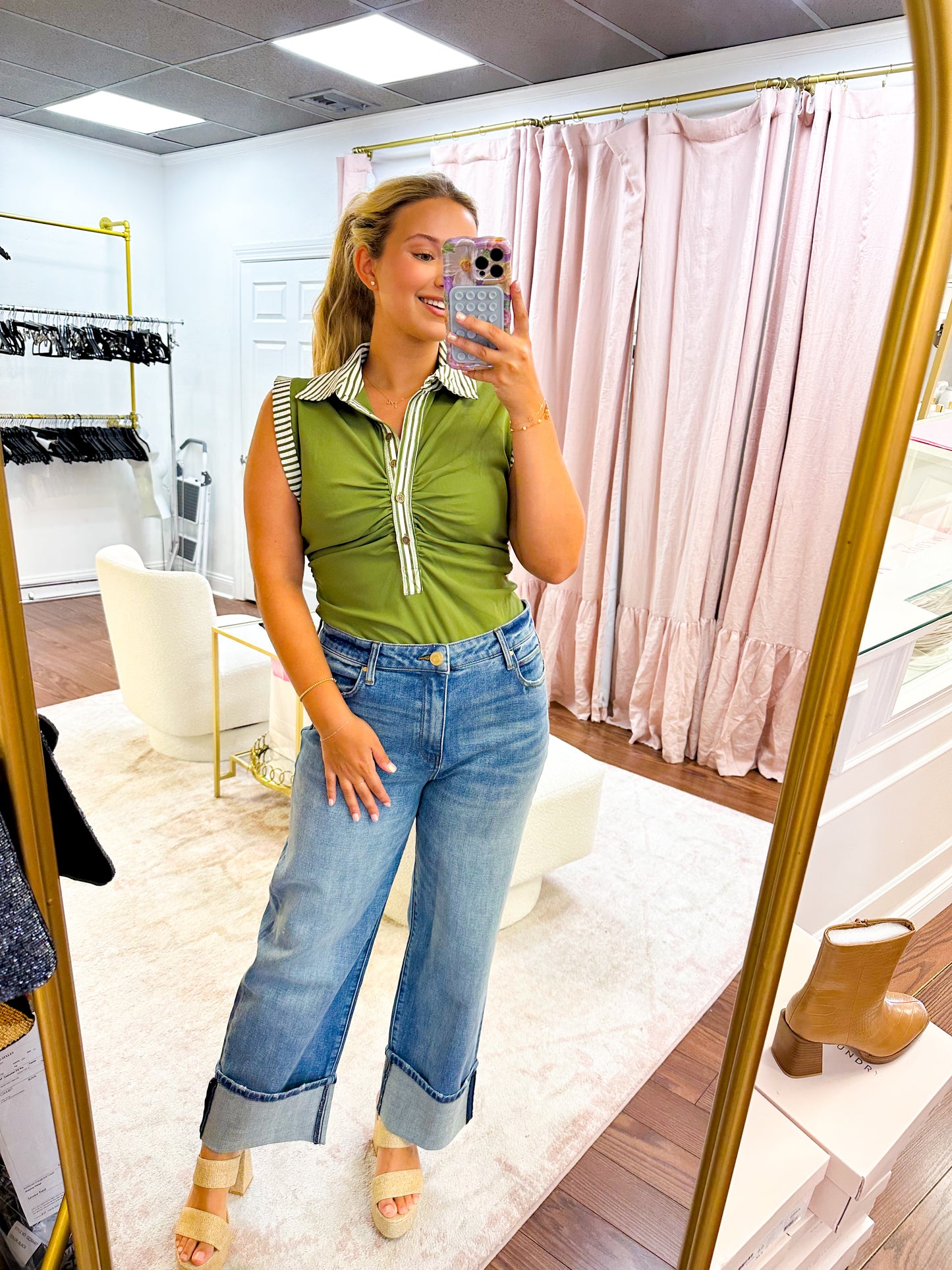 Jess Top- Olive