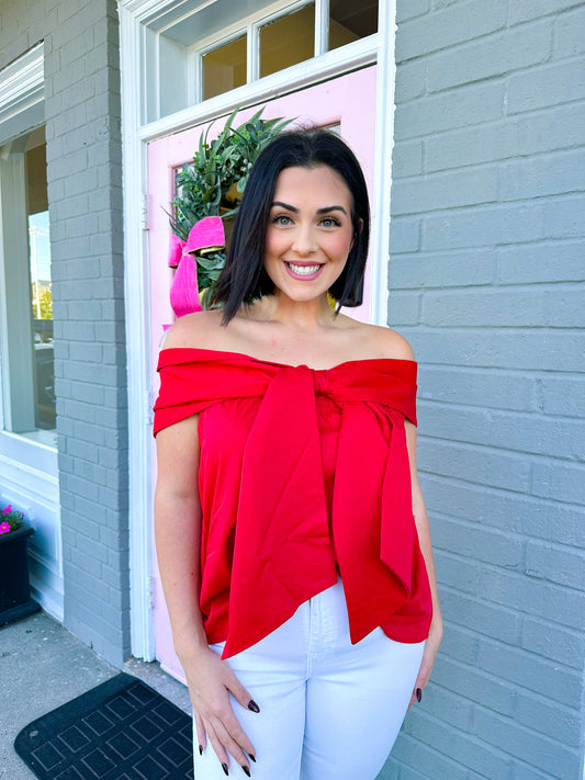 Red Present Top