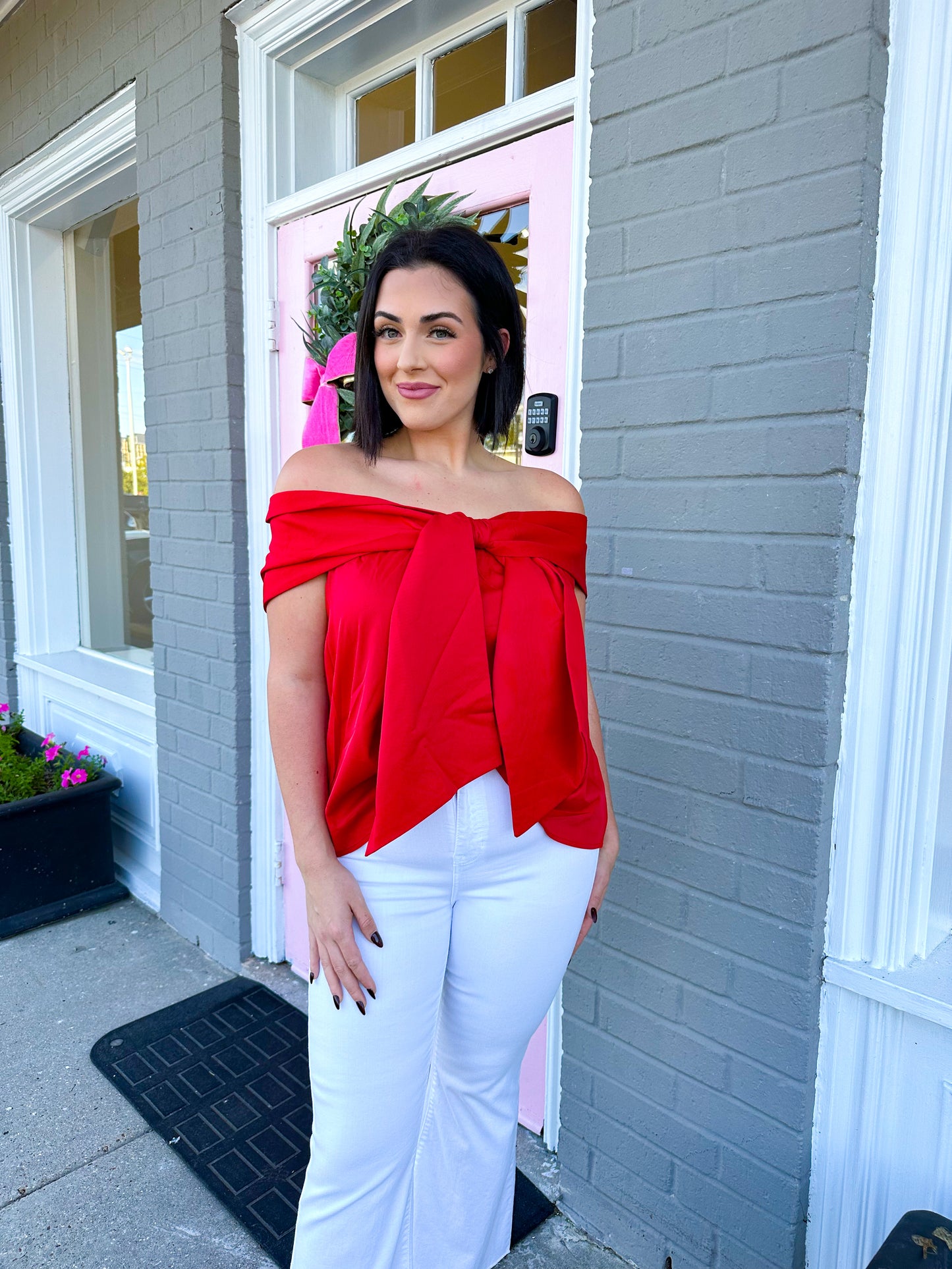 Red Present Top