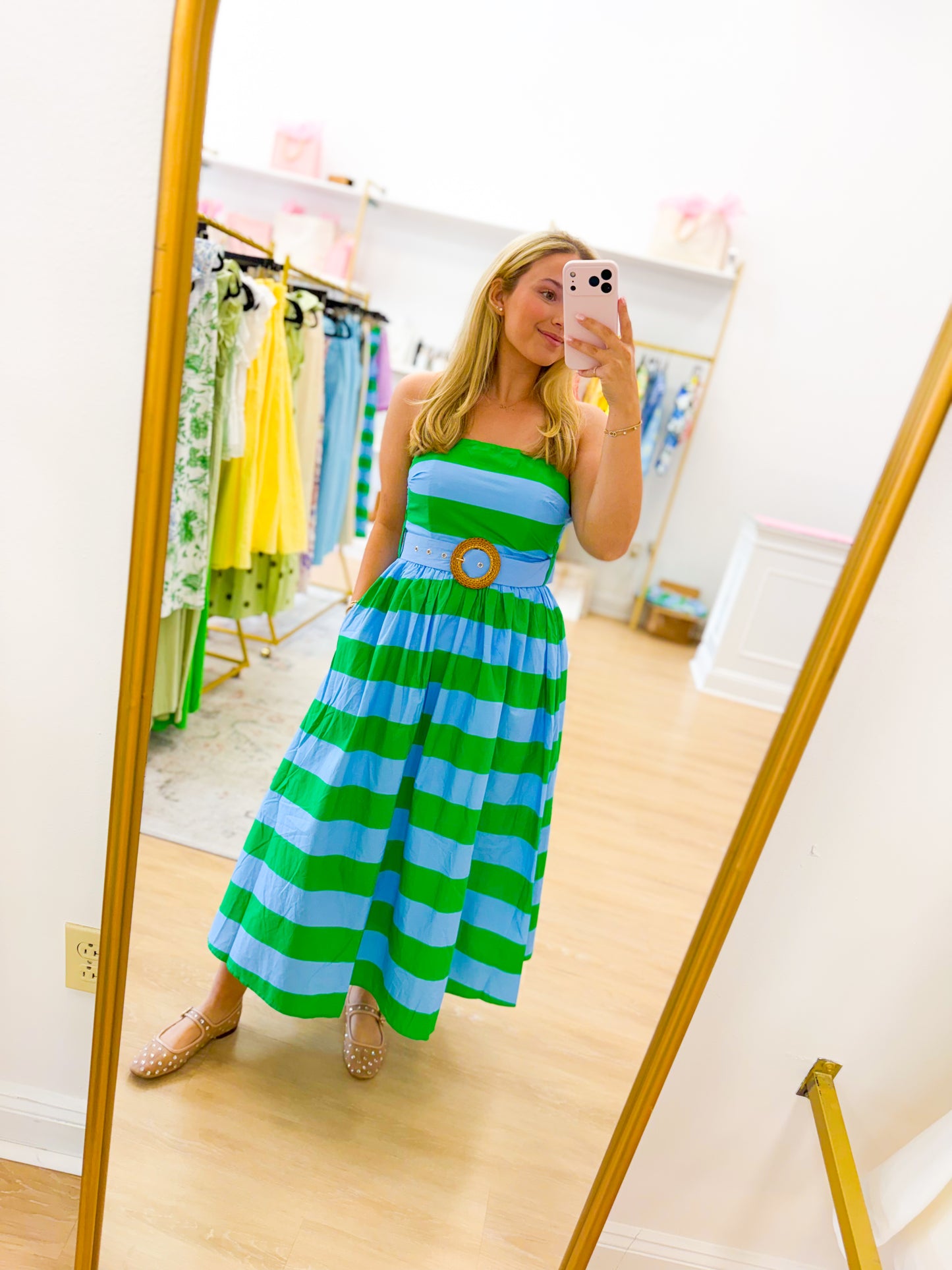Seaside Stripe Midi
