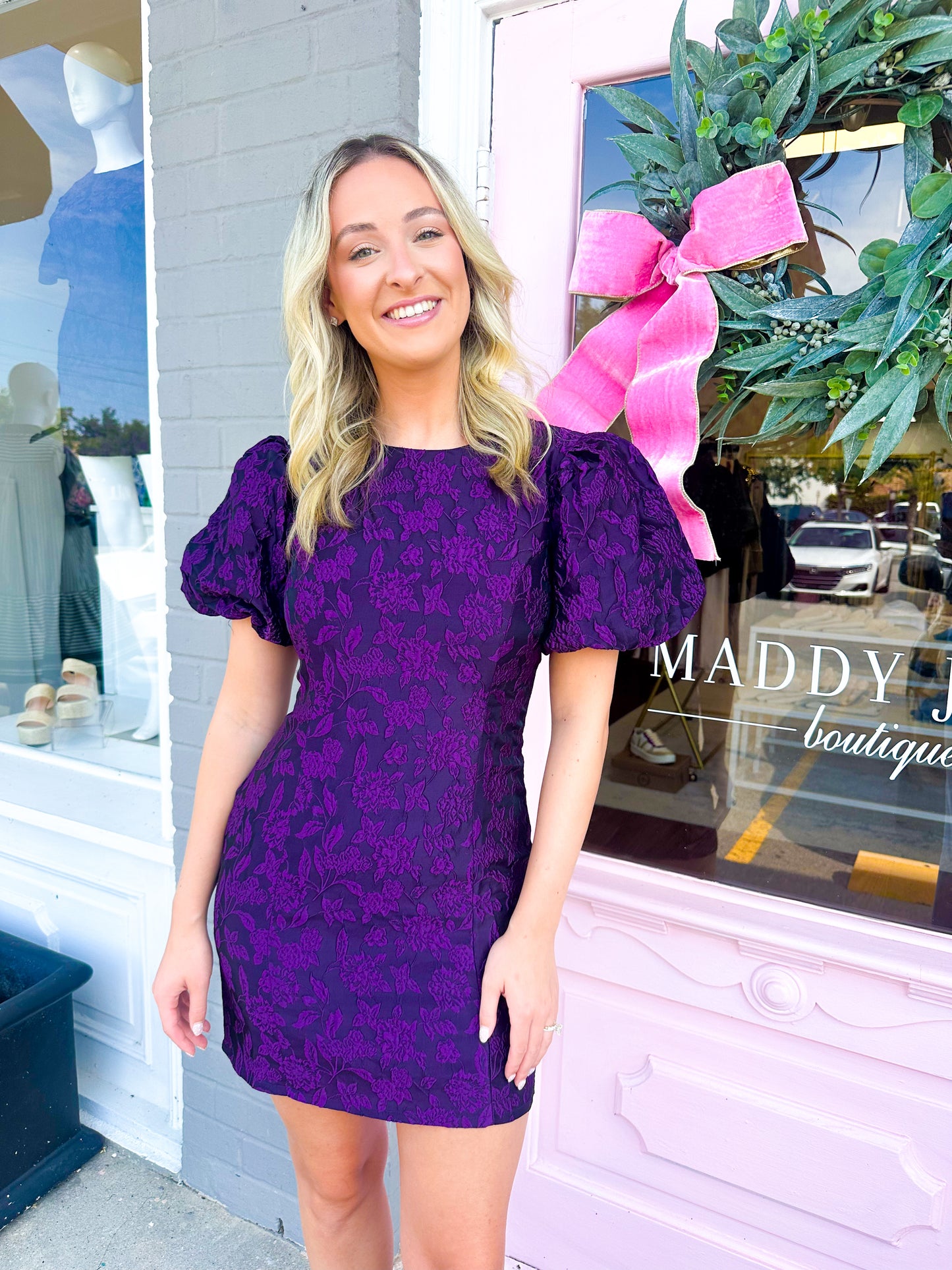 Shelby Dress- Plum