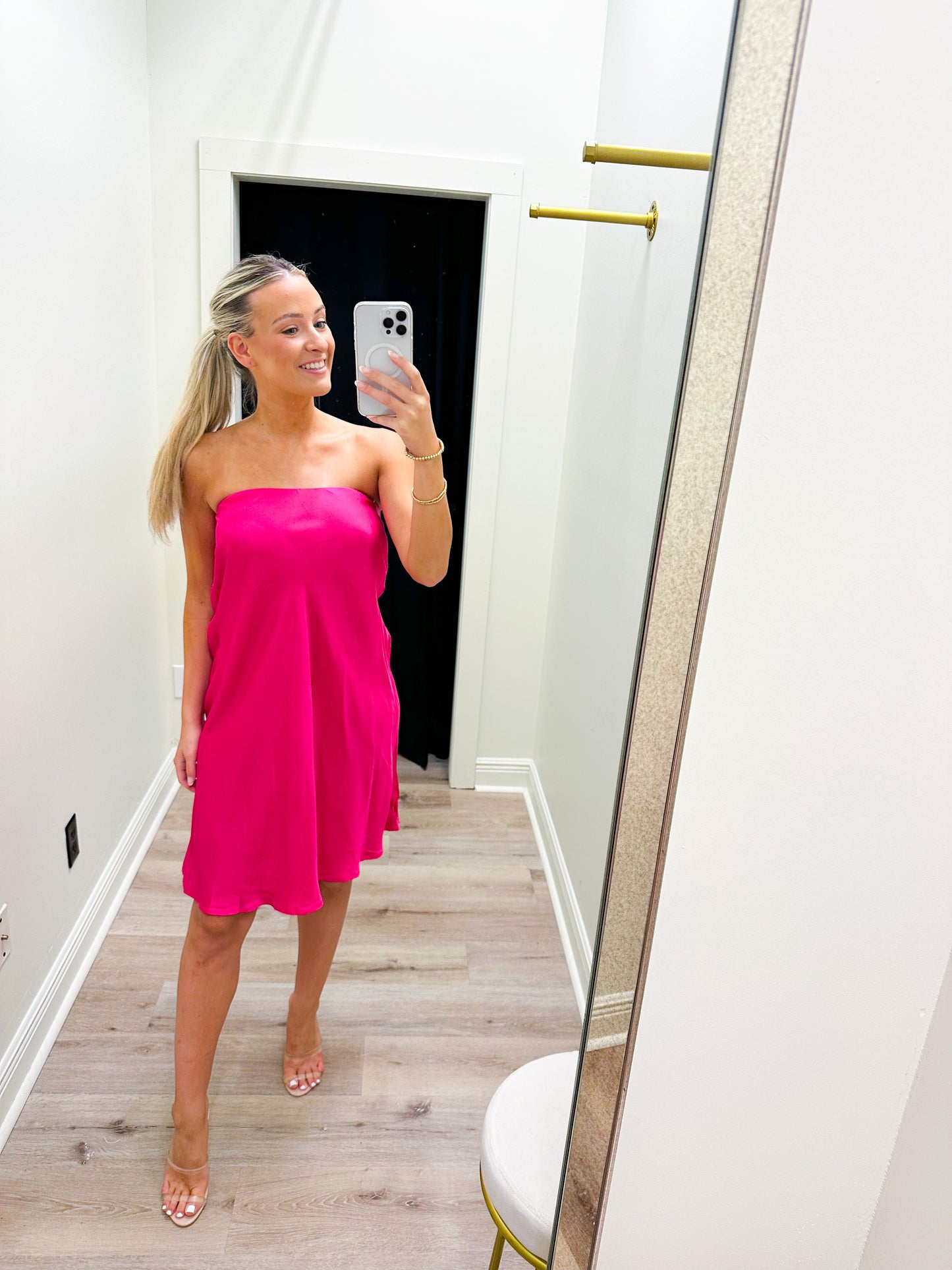 Silk Midi Skirt