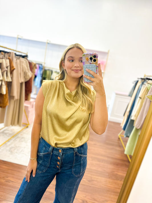 Toby Blouse- Champagne