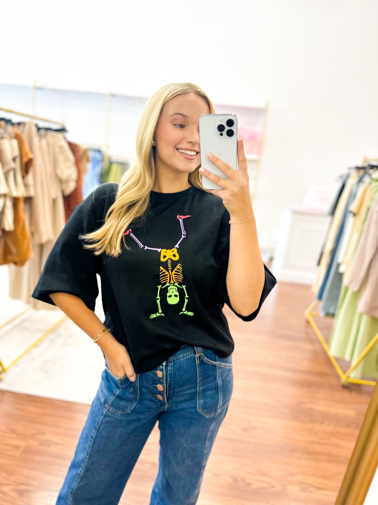 Neon Bones Tee