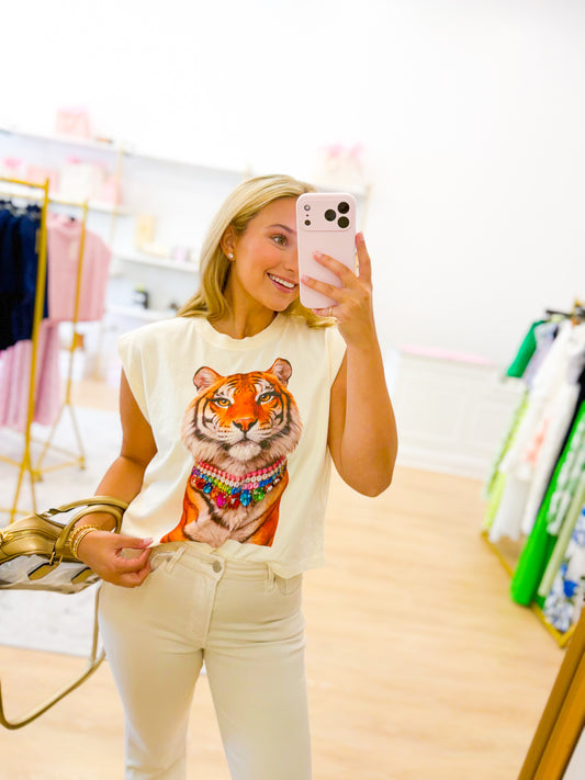 Jewel Tiger Tee