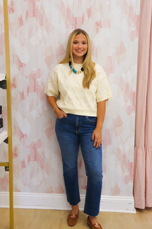 Ginny Sweater- Cream
