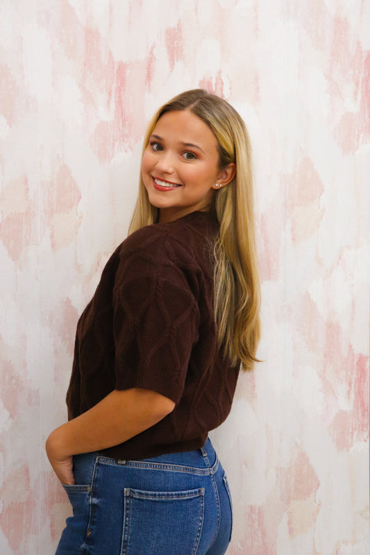 Ginny Sweater- Brown