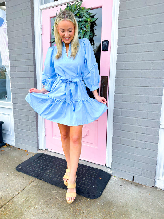 Mimi Dress- Blue