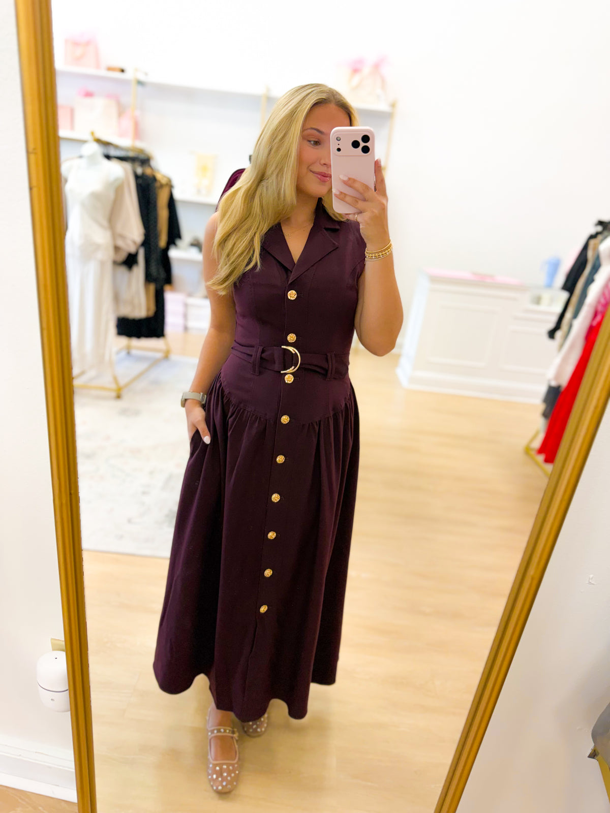 Merlot Midi Dress