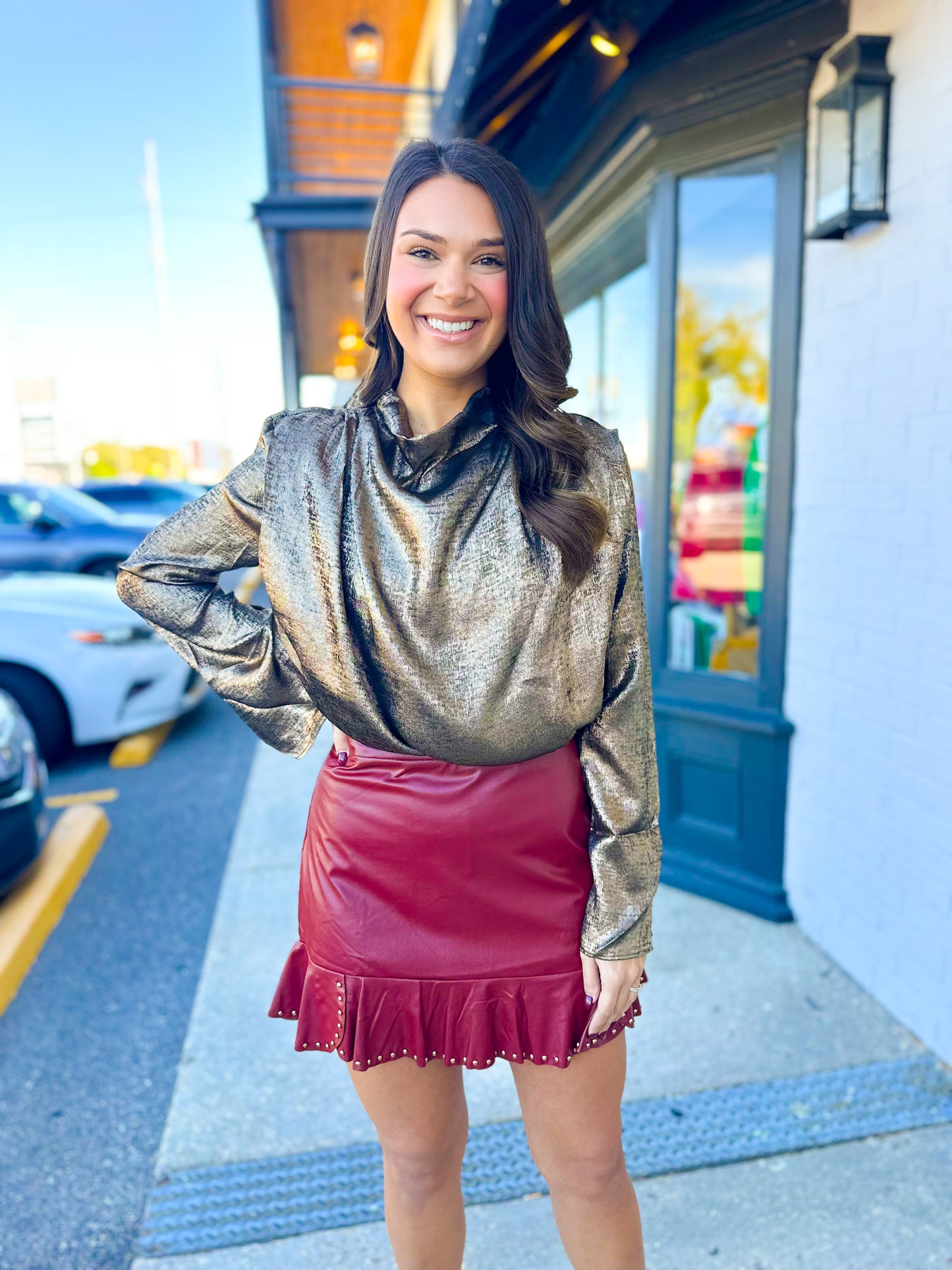 Ruffle Hem Skirt