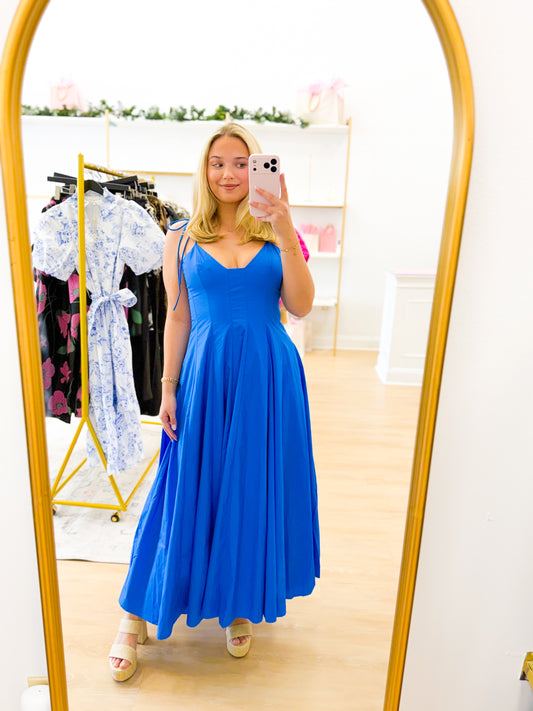 Cobalt Coast Maxi Dress