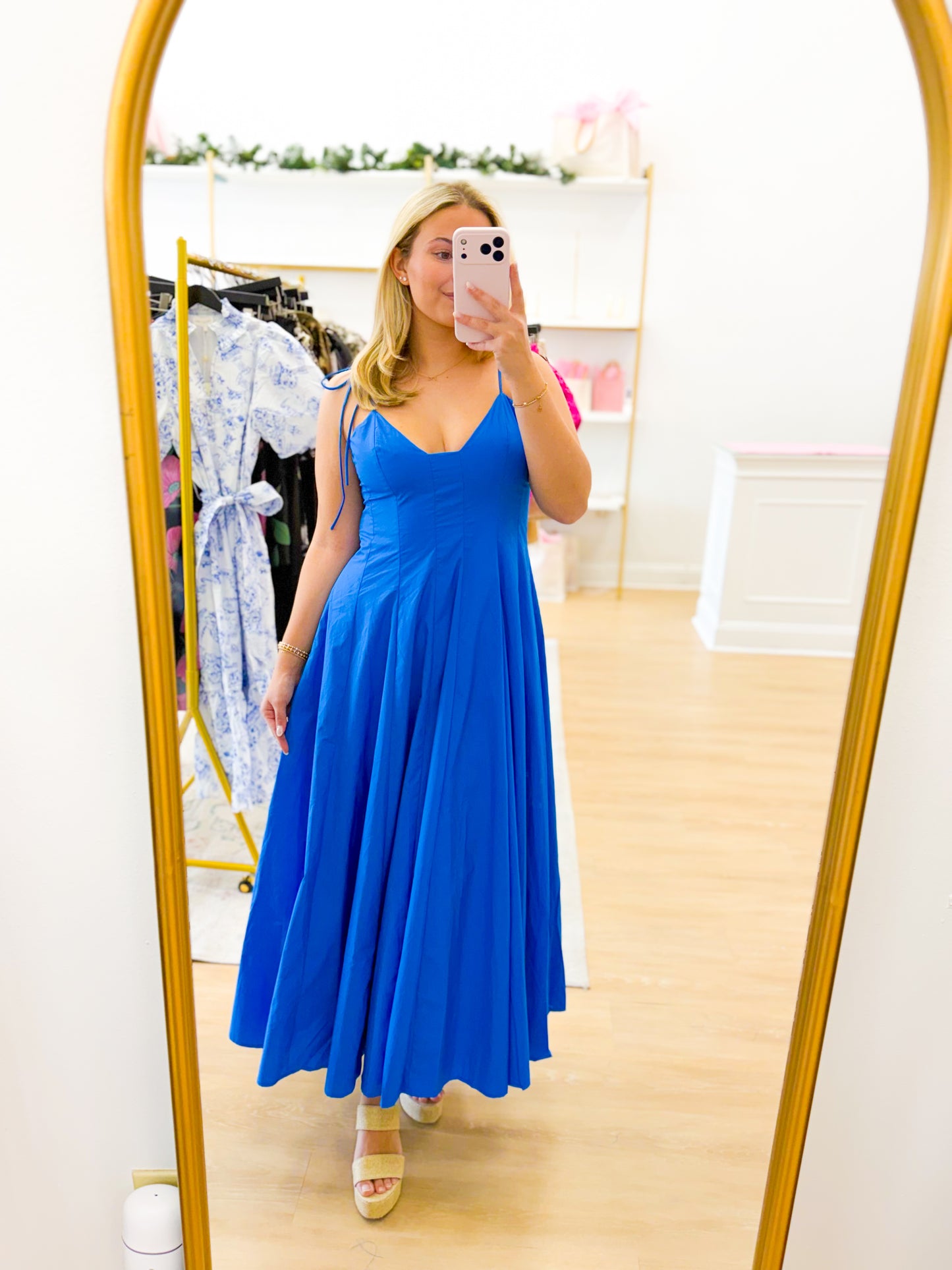 Cobalt Coast Maxi Dress