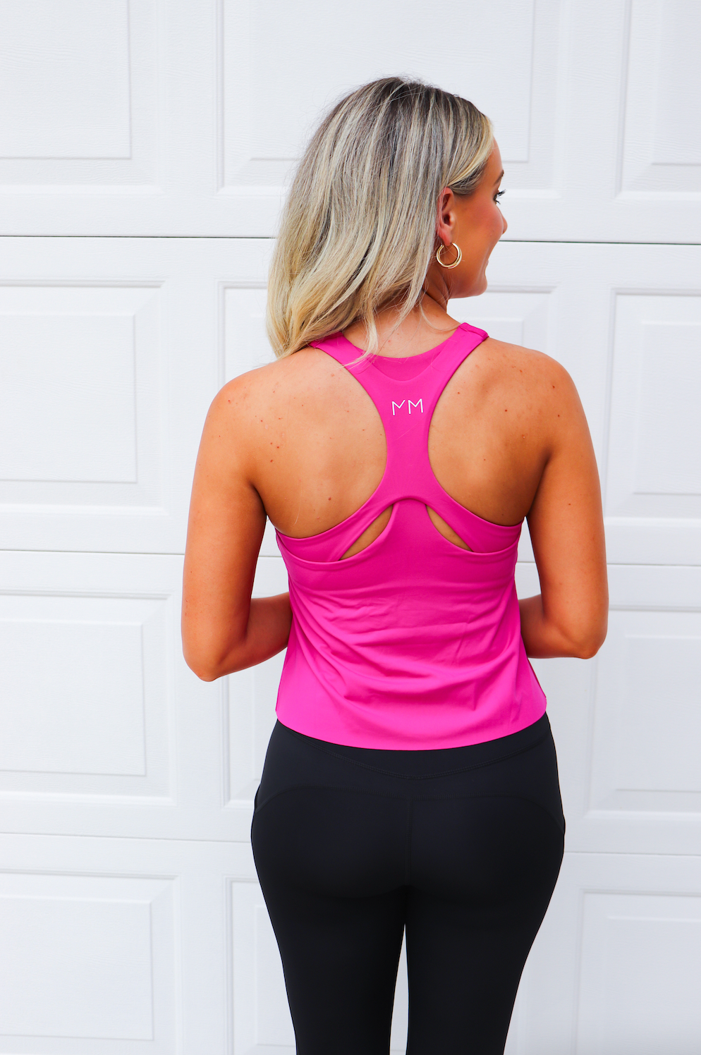 Criss Cross Tank w Built In Bra