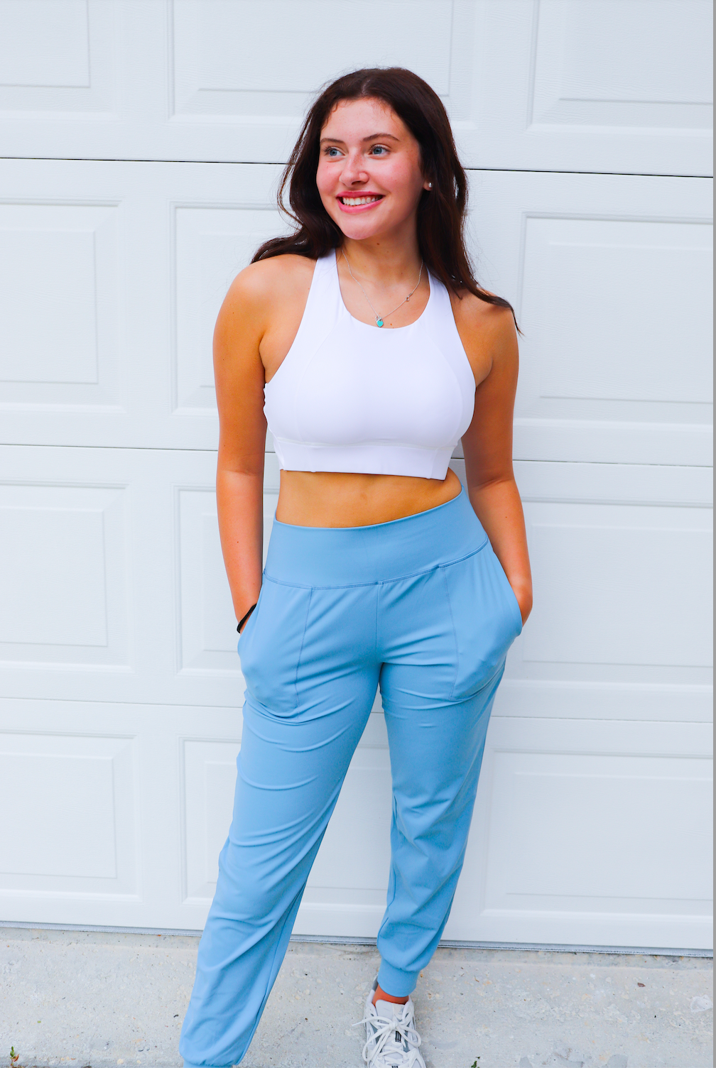 Lake Blue Light Weight Joggers