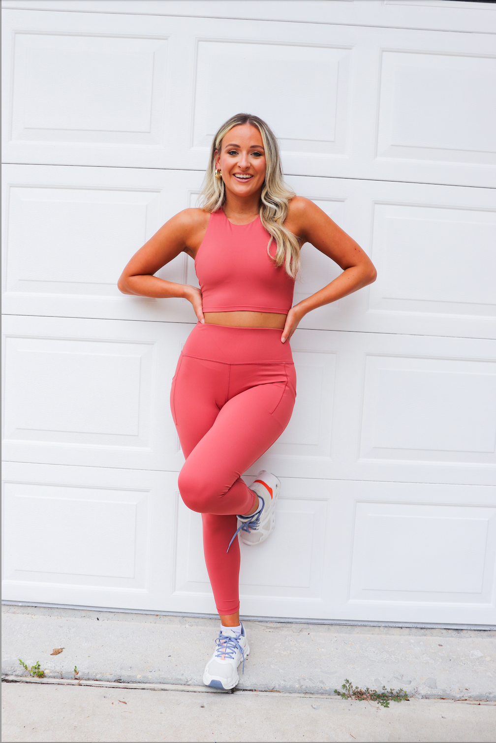 Cross Back Set w/Built in Bra- 3 color options