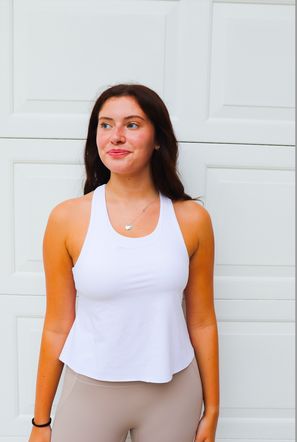 Criss Cross Tank w Built In Bra