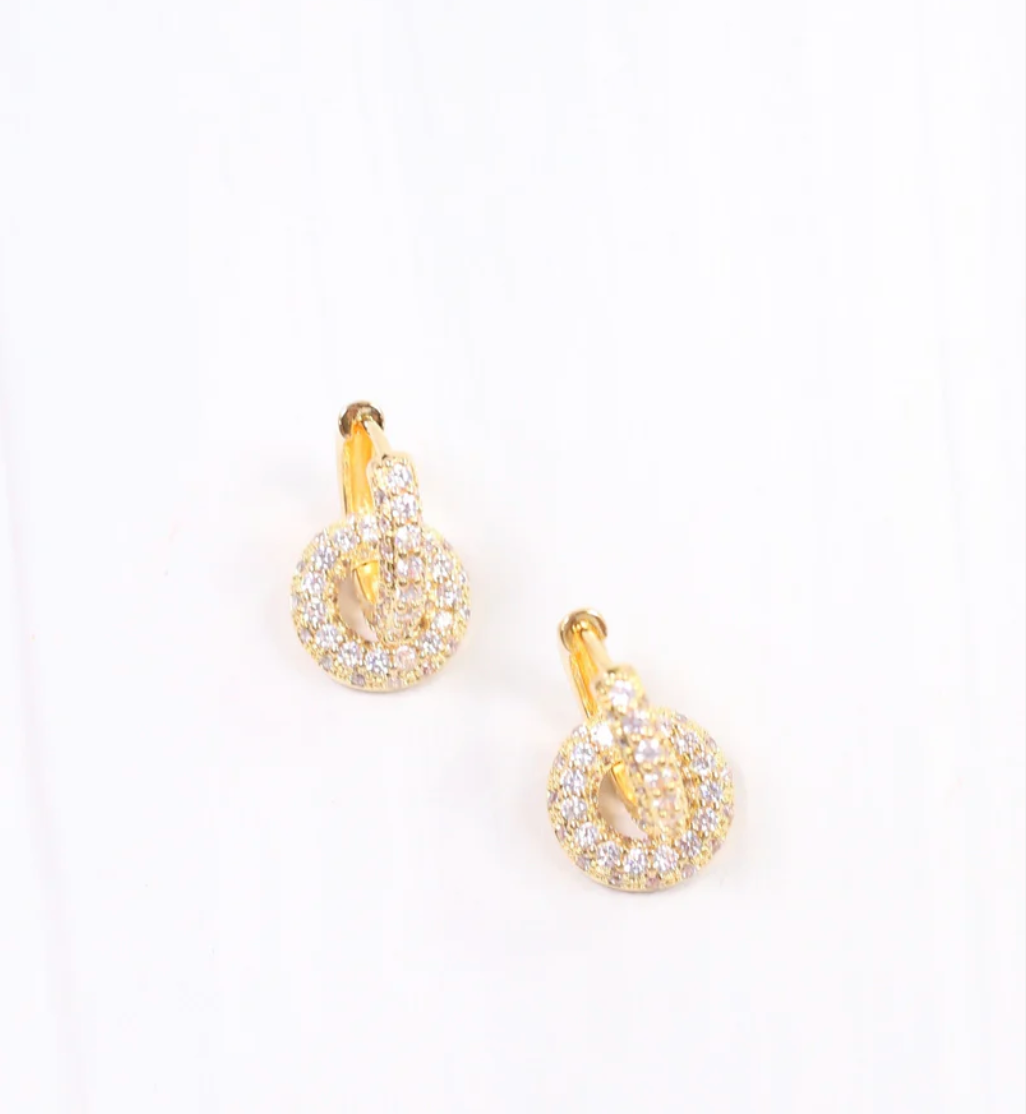 Juer Hoop Drop Earring