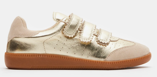 Golden Velcro Sneaker