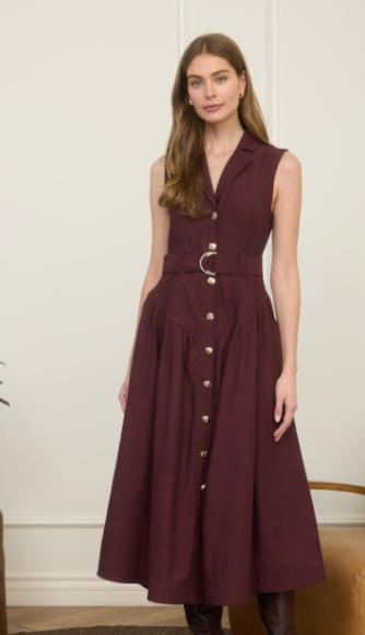 Merlot Midi Dress