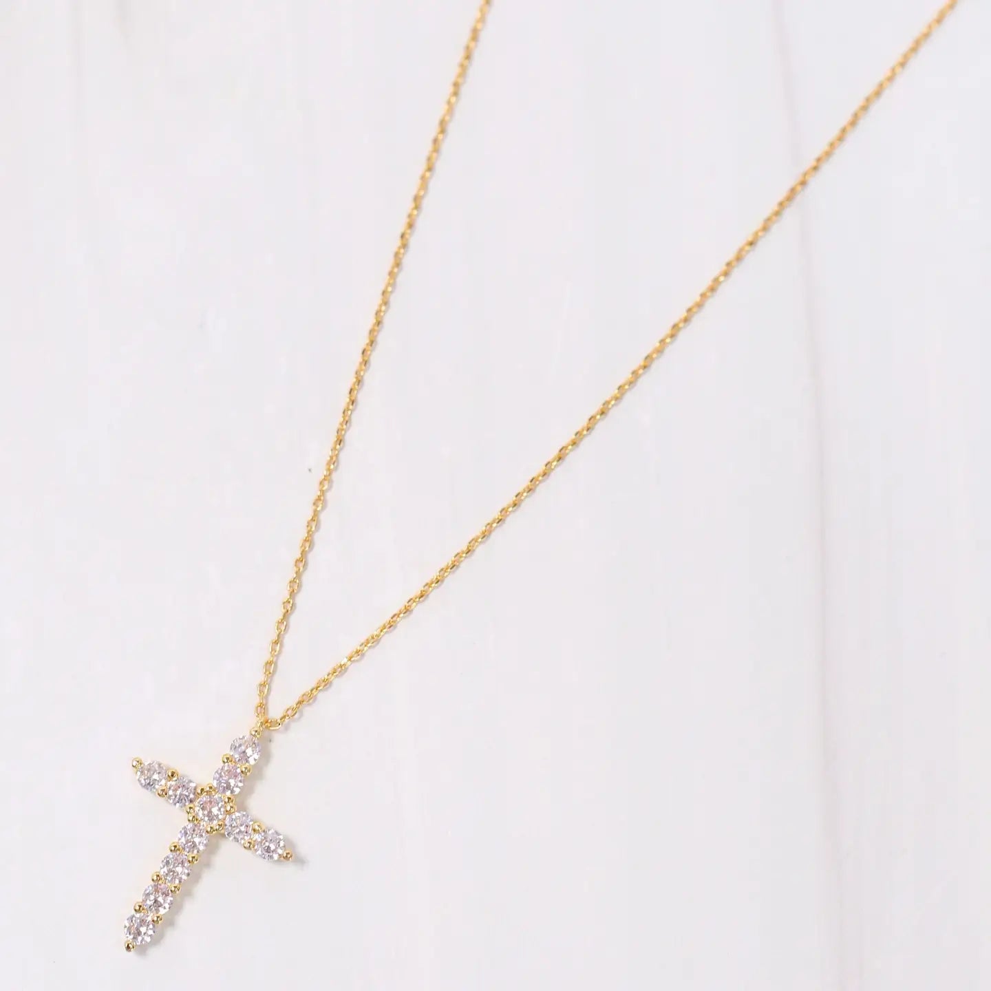 Grace Radiance Cross Necklace