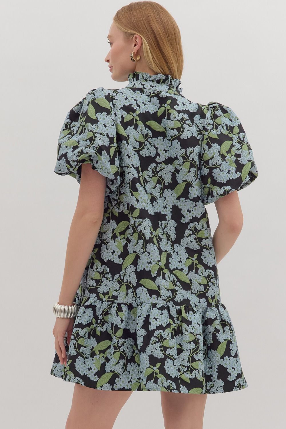 Midnight Petal Dress