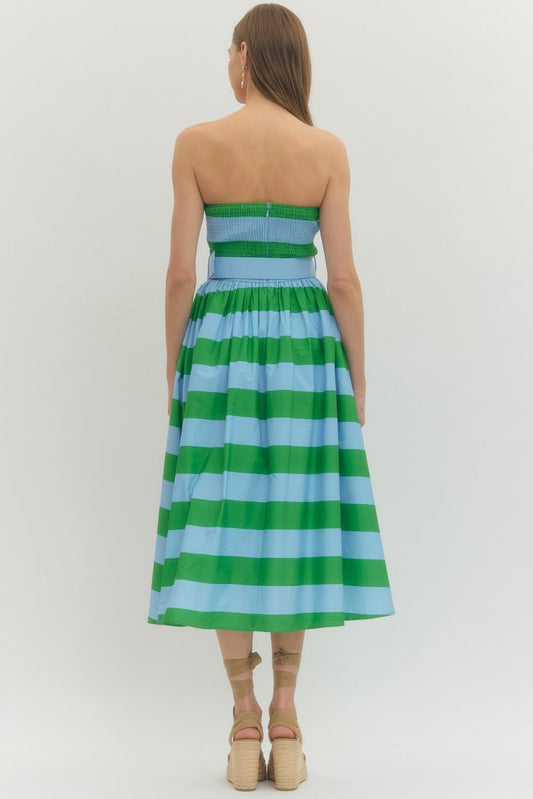 Seaside Stripe Midi