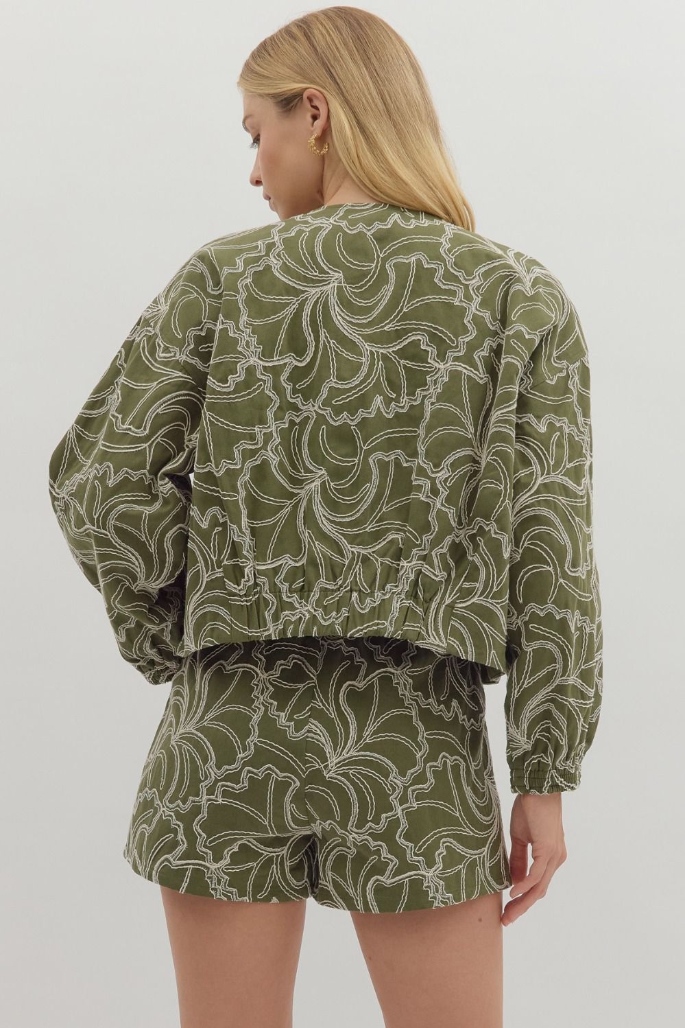 Olive Line Jacket