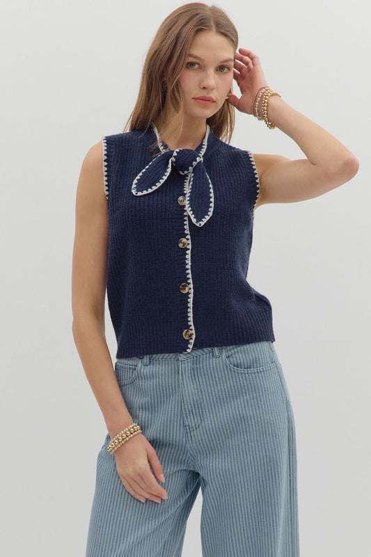 Nantucket Top- Navy