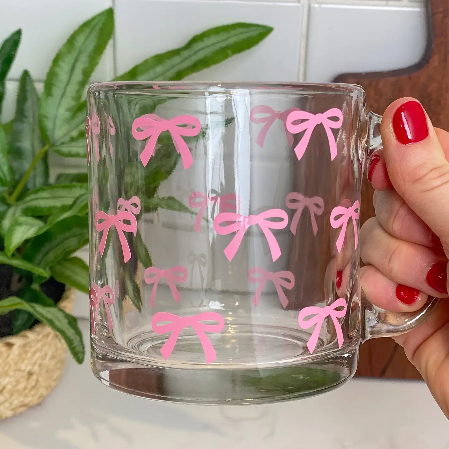 Pink Bow Mug