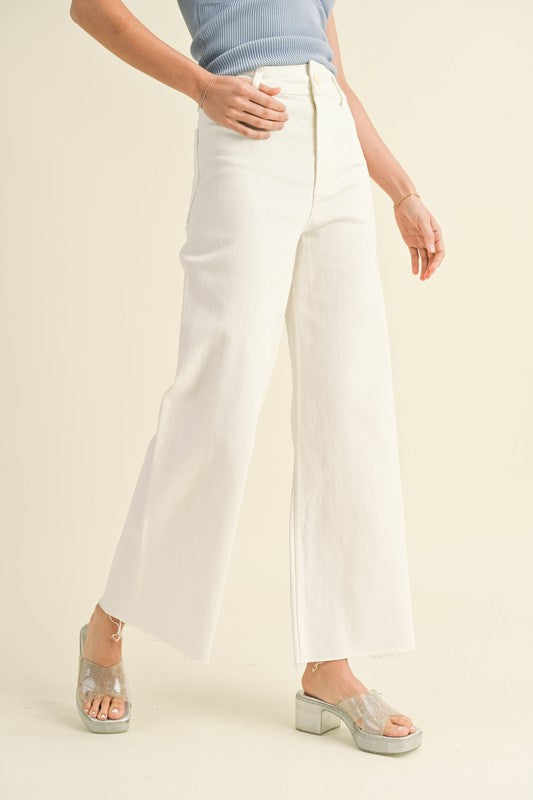 Wide Leg Pant Cream