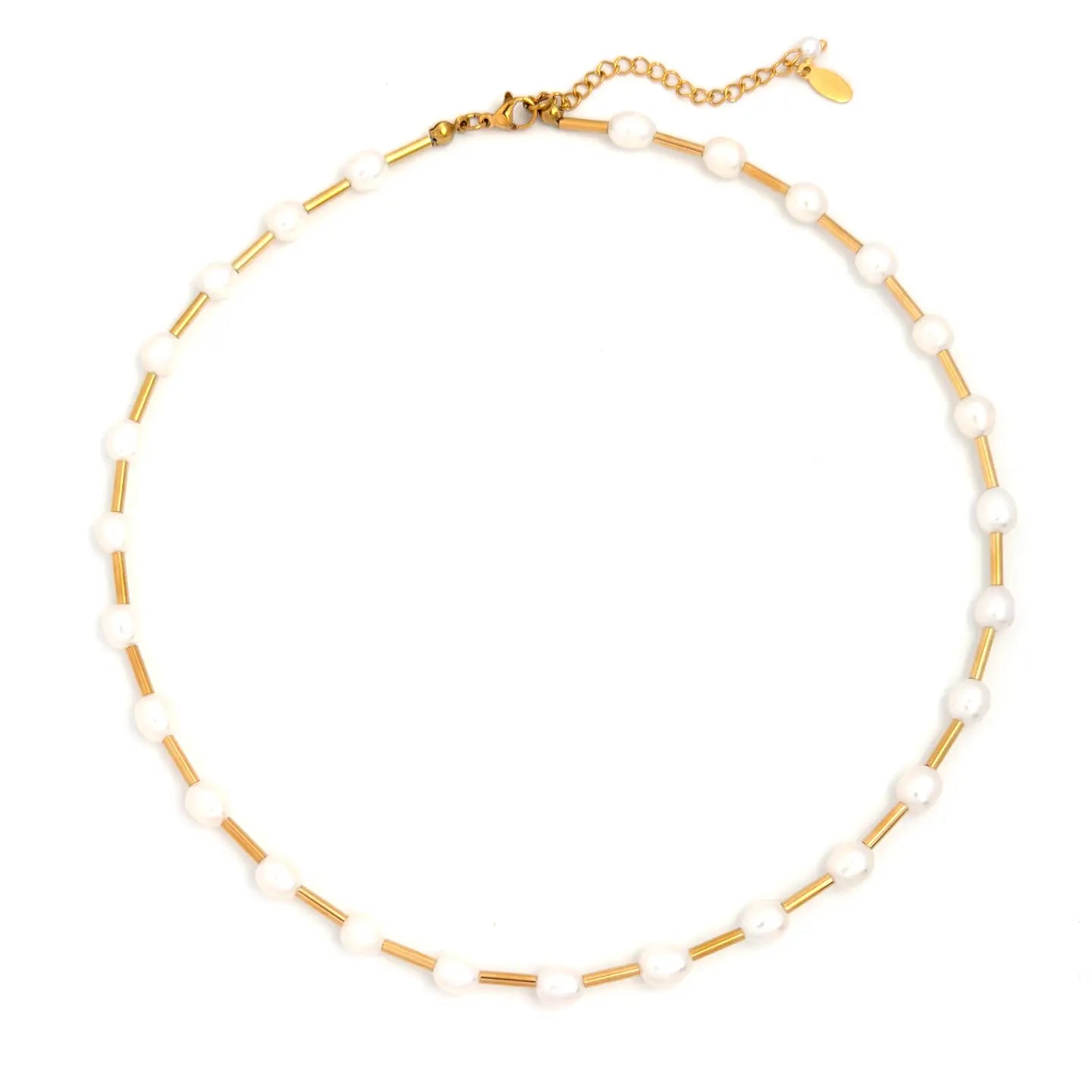 Fresh Water Pearl Bar Necklace