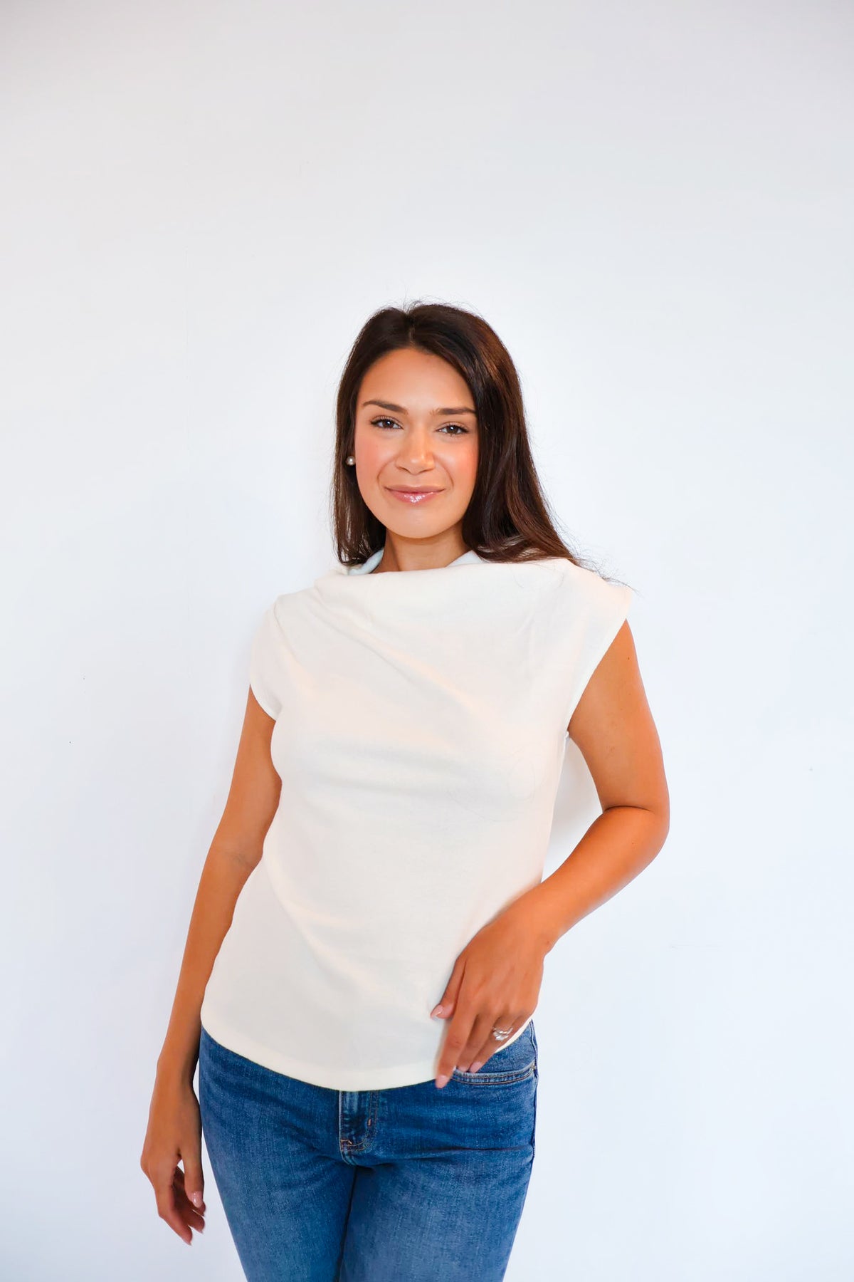 Blair Top- Ivory