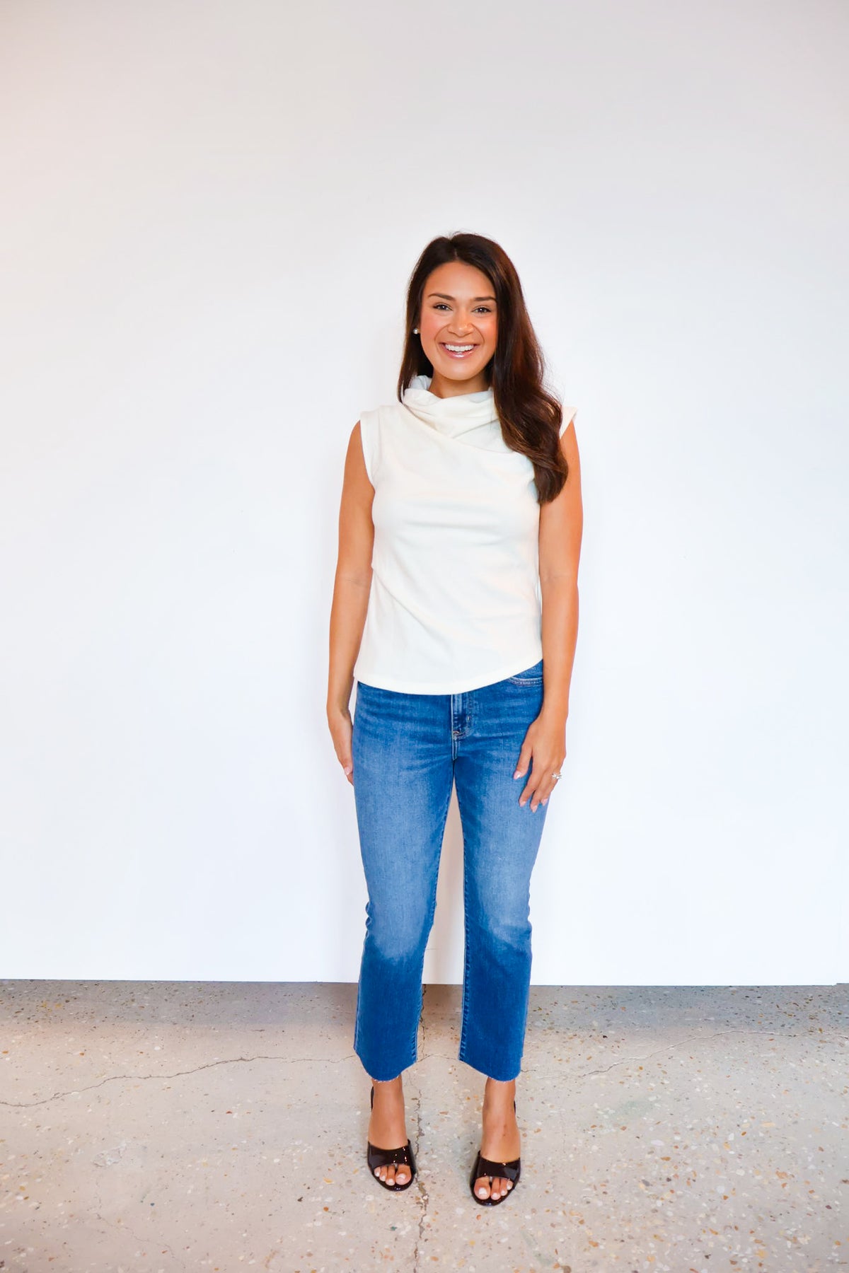 Blair Top- Ivory