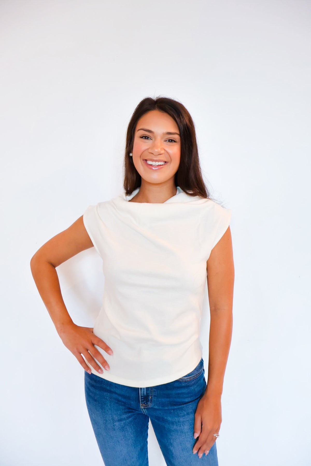 Blair Top- Ivory