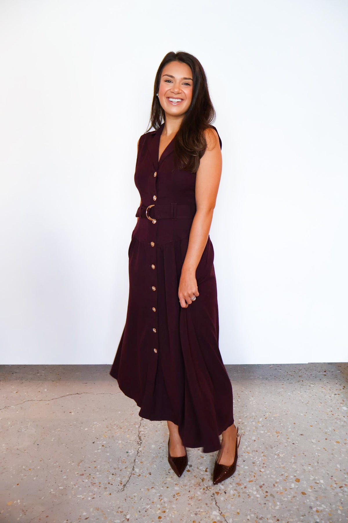 Merlot Midi Dress