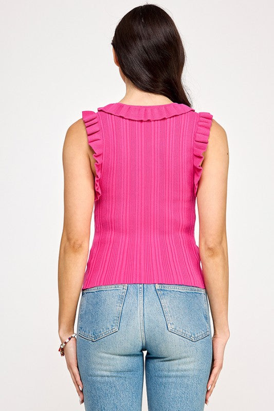 Pink Tie Top
