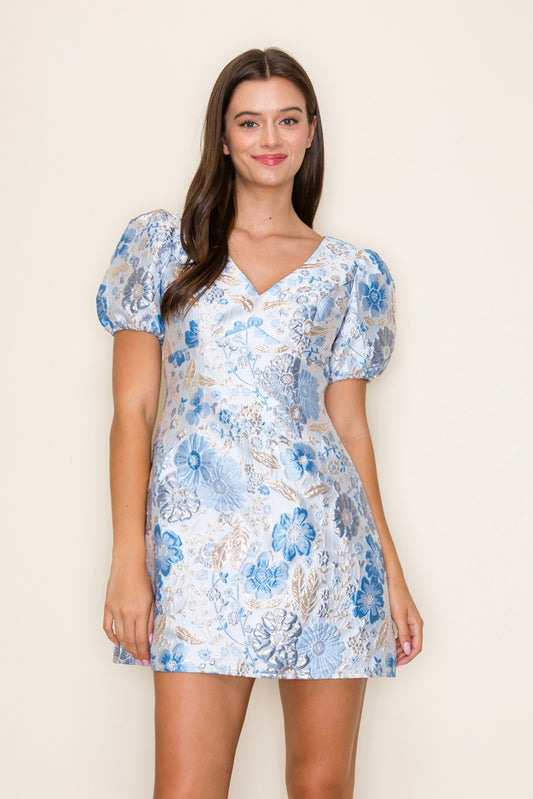 Allee Dress- Blue