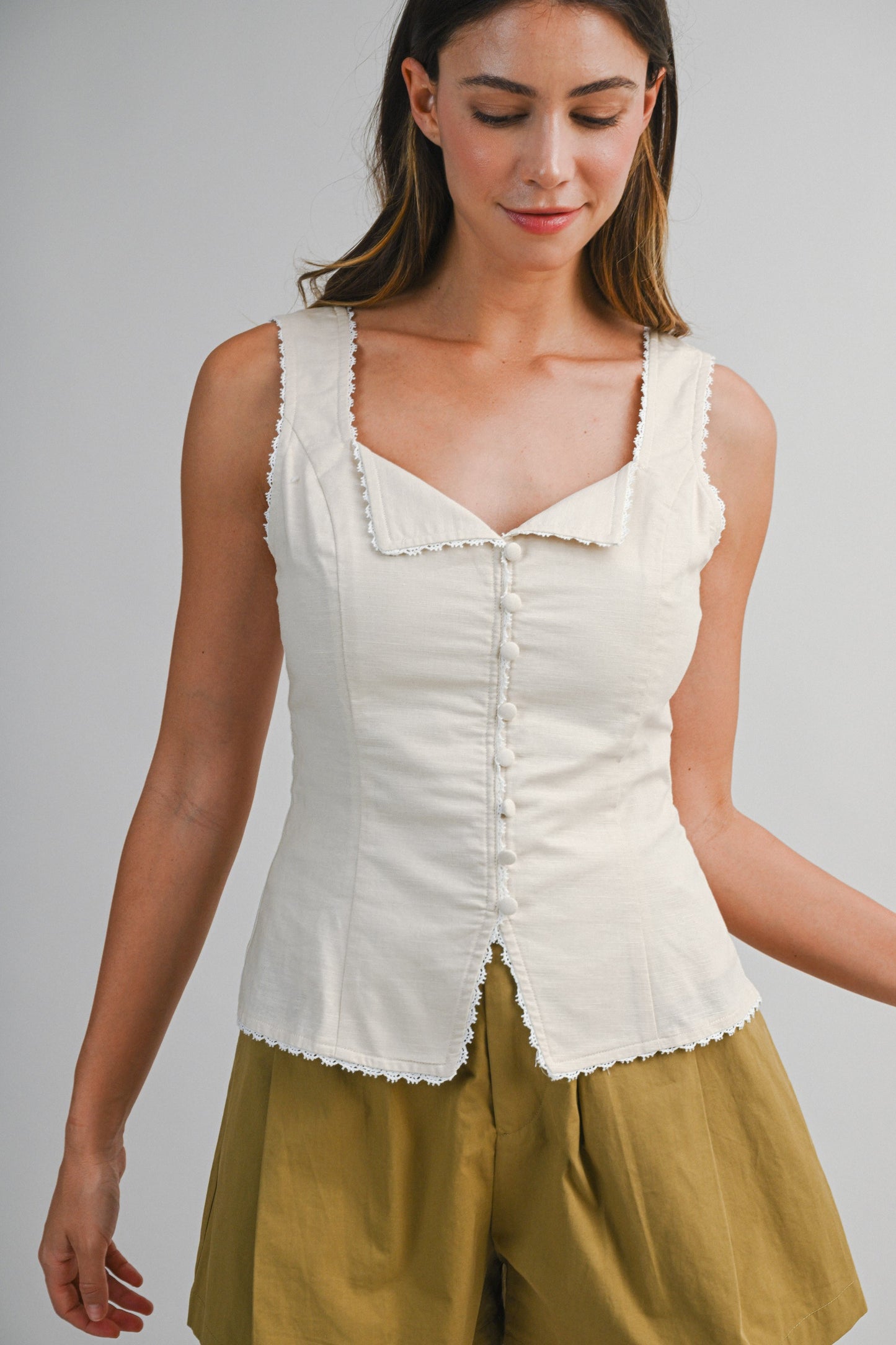 The Eloise Tank- Taupe