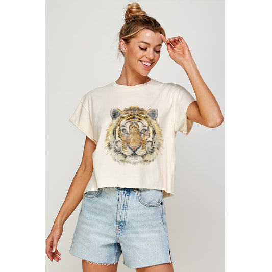 Tiger Face Graphic Tee