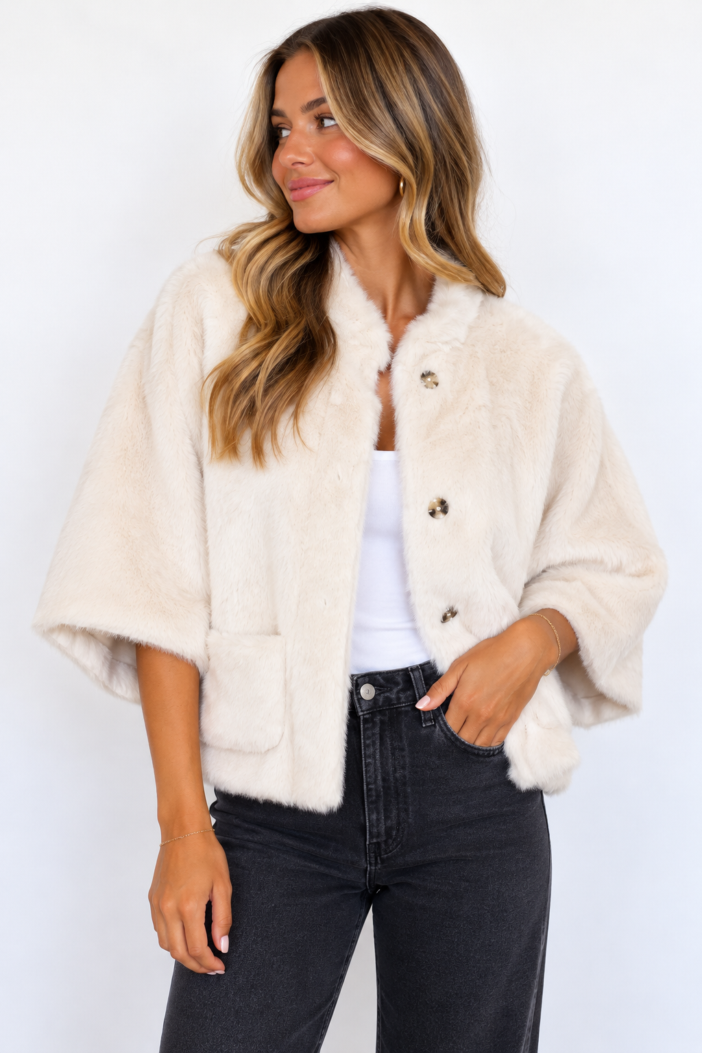 Monroe Jacket- Cream